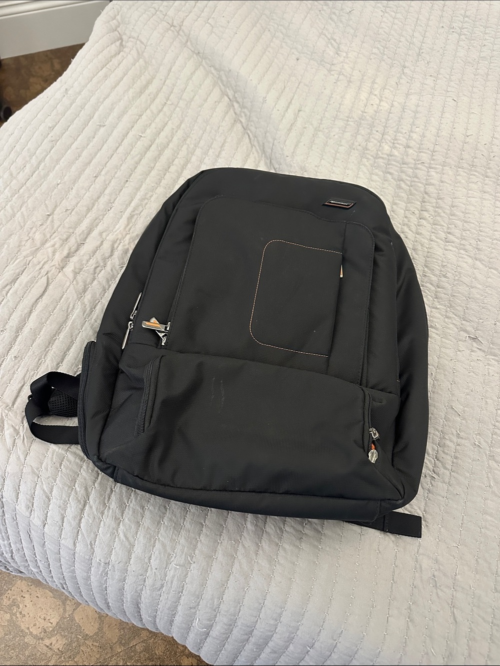 Briggs & Riley Black Men's Business Backpack with Front Pocket